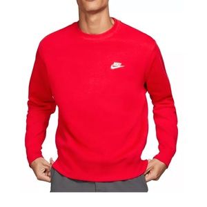 Nike SET Mens Club Fleece Crew Neck and Jogger